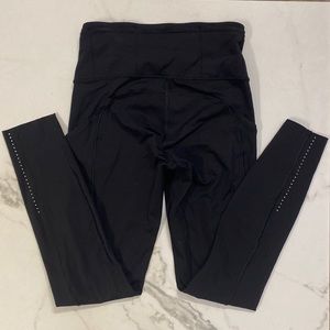Lululemon high rise leggings with pockets